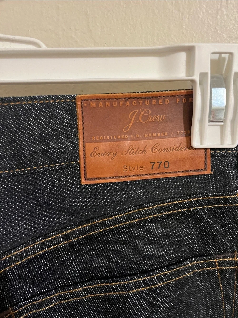 J. Crew Men's Skinny Jeans in Dark Black Wash